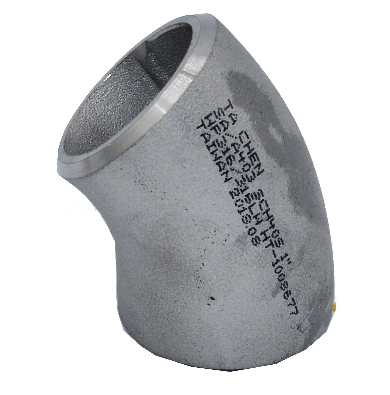 45° Stainless Steel Long Radius Schedule 40 Elbow Grade 316L
