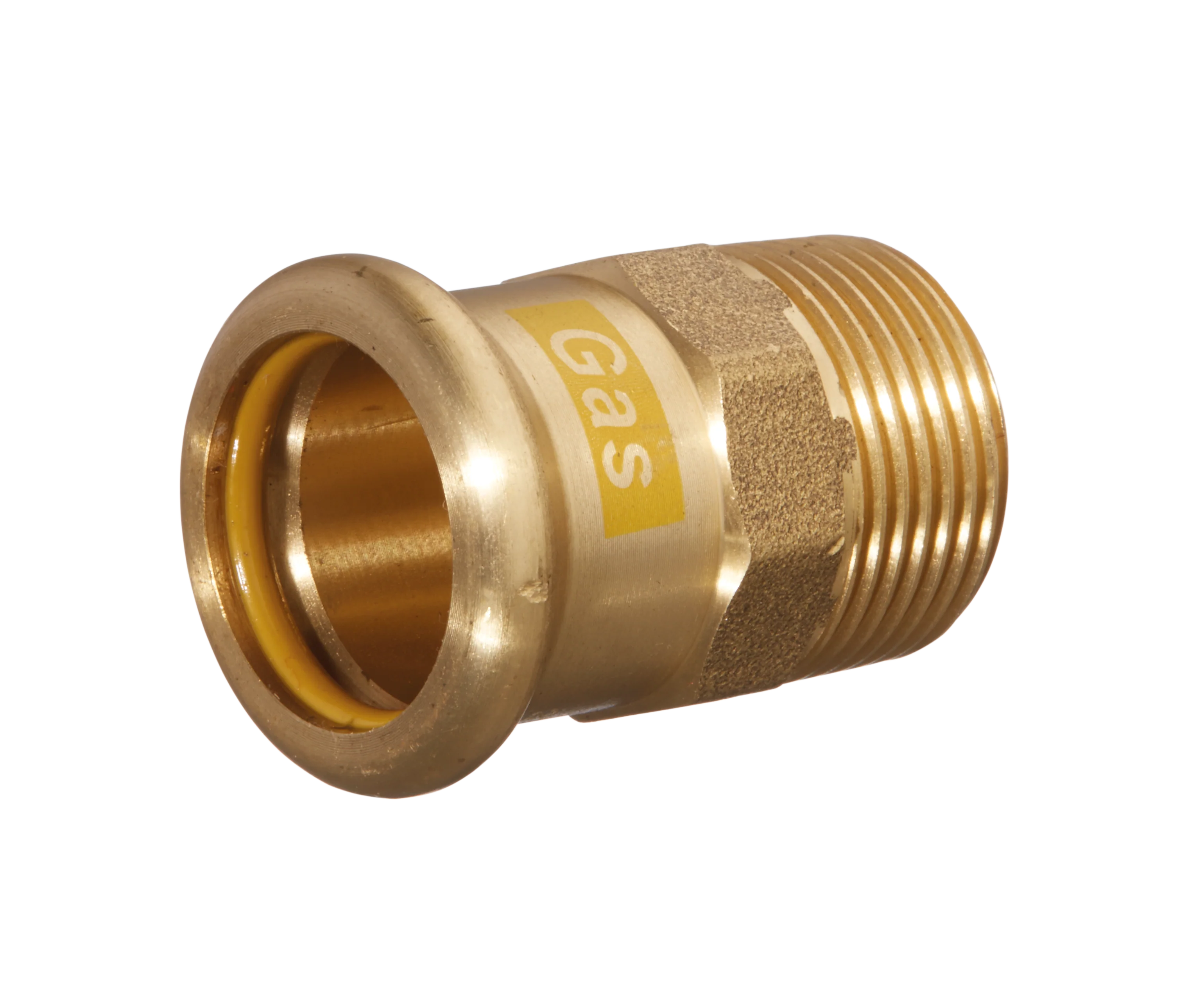 Copper Gas Press Fit Male Adapter