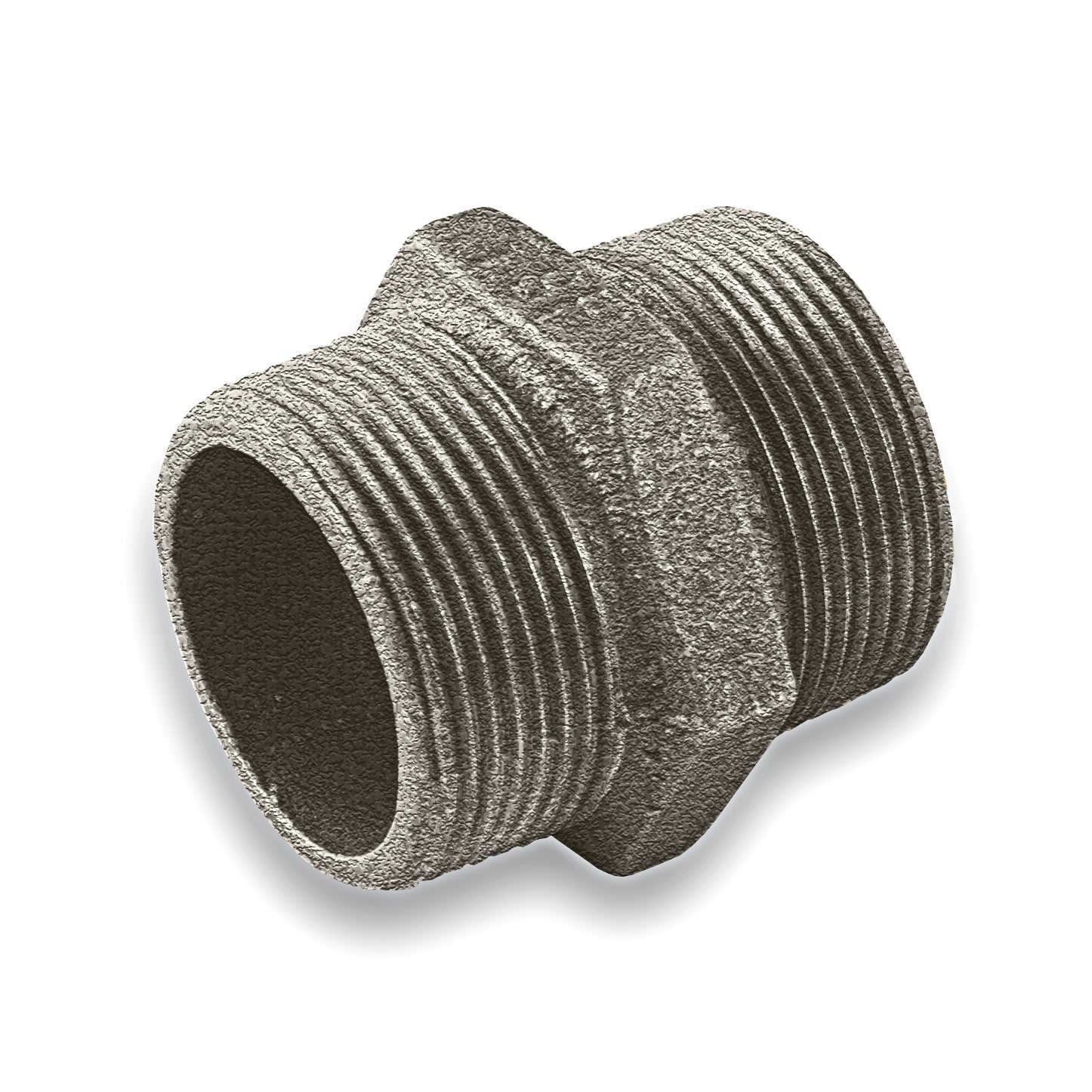 ½ - 3" Galvanised Malleable Iron Reducing Hexagon Nipple Fitting