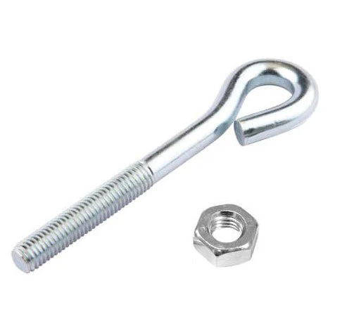 M10 Long BZP Eyebolts with Nut